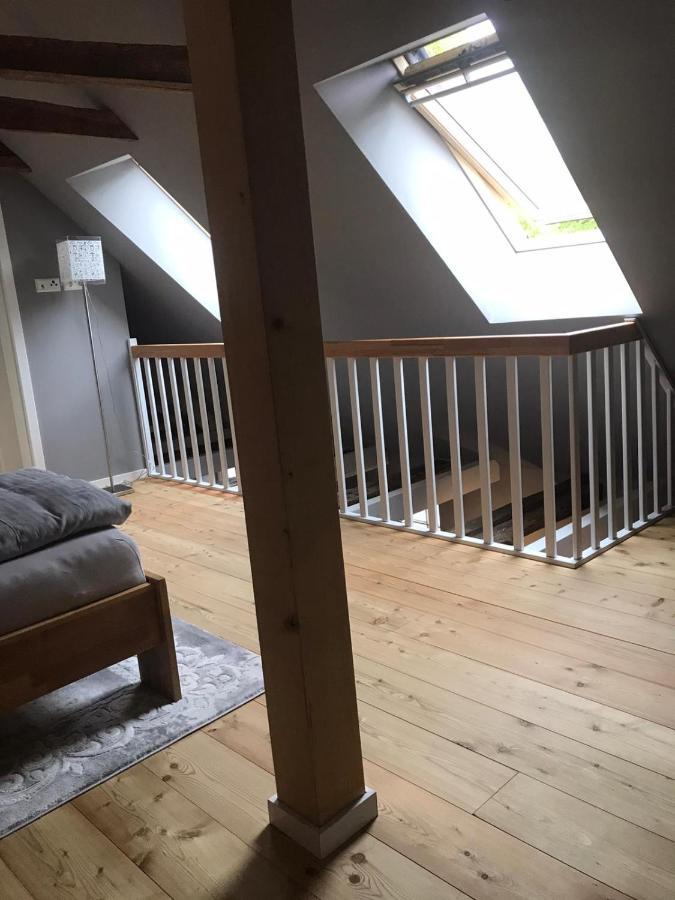 Fachwerk-Maisonette-Wohnung -Zur Tenne- Rieste Eksteriør billede